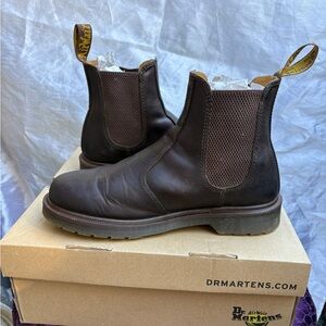 Dr. Martens Brown Leather Chelsea Boots